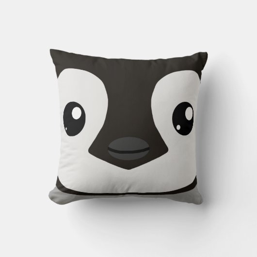 Emperor Penguin Chick Pillow Kussen (Voorkant)