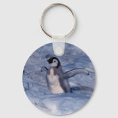 Emperor Penguin Chick Sleutelhanger (Voorkant)