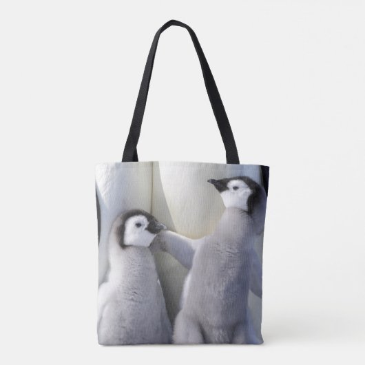Emperor Penguin Chick Tote Bag (Achterkant)