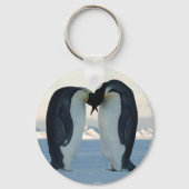 Emperor Penguin Courtship Sleutelhanger (Voorkant)