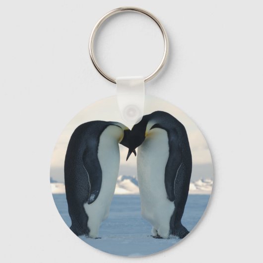Emperor Penguin Courtship Sleutelhanger (Voorkant)