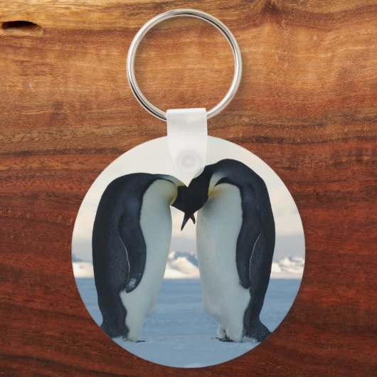 Emperor Penguin Courtship Sleutelhanger (Voorkant)