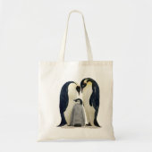 Emperor Penguin design Tote Bag (Voorkant)