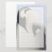 Emperor Penguin die naar de kuiken kijkt Briefpapier (Voorkant / Achterkant)