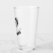 Emperor Penguin Family Love Heart Glas (Links)