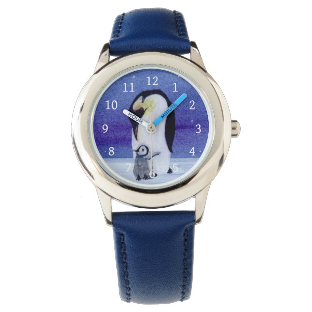 Emperor Penguin Horloge (Voorkant)