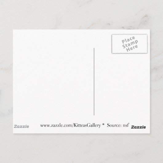 Emperor Penguin Kiss - Briefkaart (Achterkant)