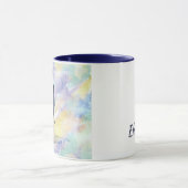 Emperor Penguin met Baby Chick Waterverf Mok (Midden)