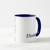 Emperor Penguin met Baby Chick Waterverf Mok (Voorkant rechts)