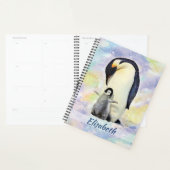 Emperor Penguin met Baby Chick Waterverf Planner (Display)