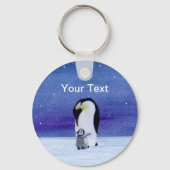 Emperor Penguin Sleutelhanger (Voorkant)