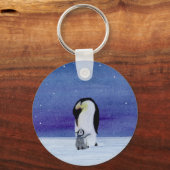 Emperor Penguin Sleutelhanger (Achterkant)