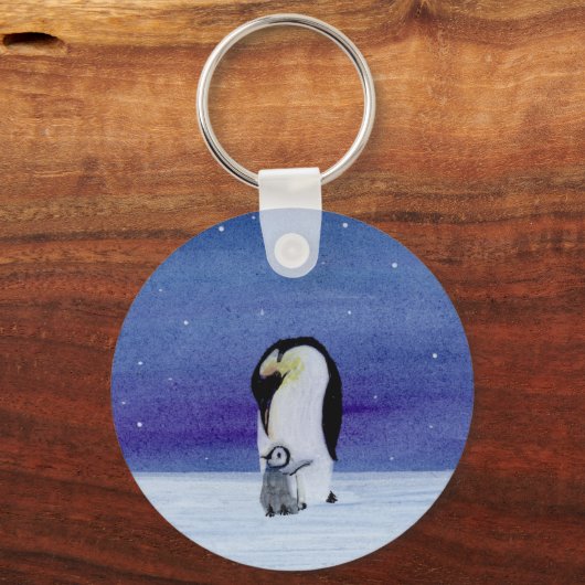 Emperor Penguin Sleutelhanger (Achterkant)