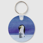 Emperor Penguin Sleutelhanger (Achterkant)
