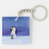 Emperor Penguin Sleutelhanger (Achterkant)