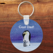 Emperor Penguin Sleutelhanger (Achterkant)