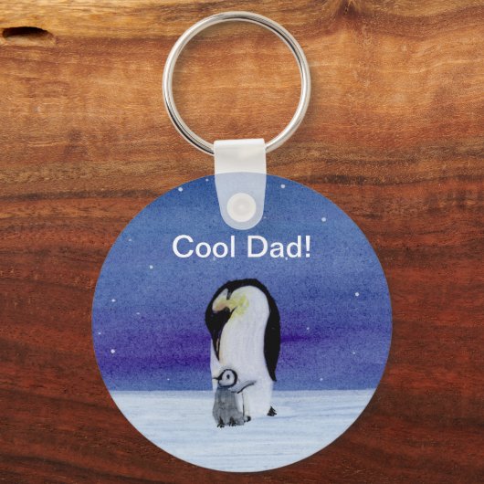 Emperor Penguin Sleutelhanger (Achterkant)