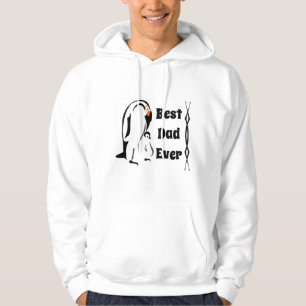 Emperor Penguin Vader die bij Zoon staat Hoodie