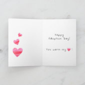 Emperor Penguin Waterverf adoptiedag Kaart (Binnen)