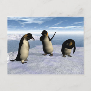 Emperor Penguins Briefkaart