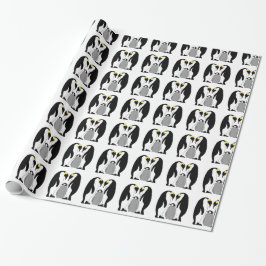 Emperor Penguins en chick Cadeaupapier
