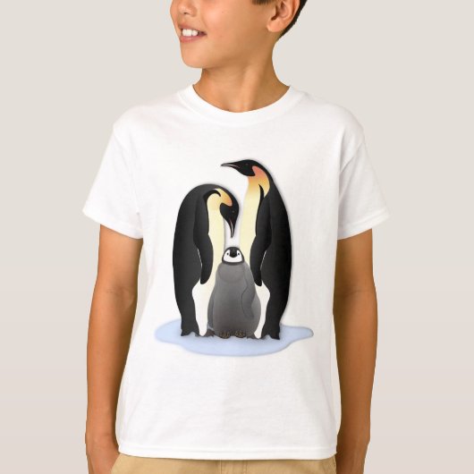 Emperor Penguins Nesting T-shirt (Voorkant)