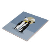 Emperor PENGUINS Tegeltje (Zijkant)