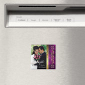 Emperor Pink Photo Save The Date Magnet (Insitu (Vaatwasser))