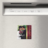 Emperor Red Photo Save the Date Magnet (Insitu (Vaatwasser))