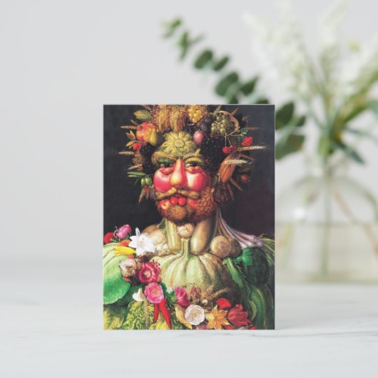 Emperor Rudolf II als Vertumnus Briefkaart (Staand voorkant)