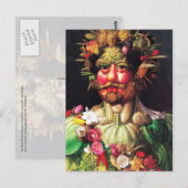 Emperor Rudolf II als Vertumnus Briefkaart (Voorkant / Achterkant)