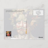 Emperor Rudolf II als Vertumnus Briefkaart (Achterkant)