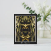 Emperor Tarot Card Briefkaart (Staand voorkant)