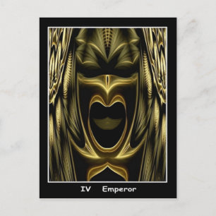 Emperor Tarot Card Briefkaart