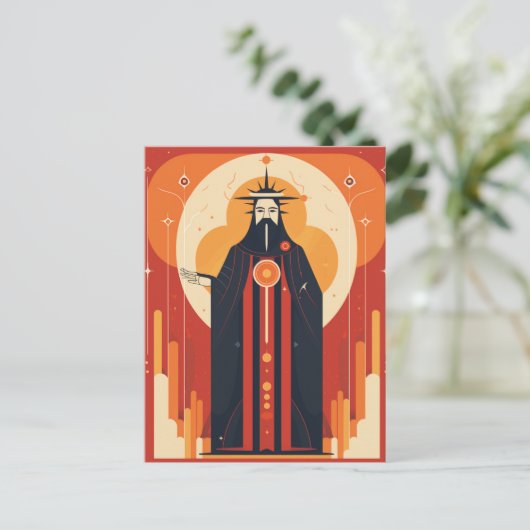 Emperor Tarot Kaart (Staand voorkant)