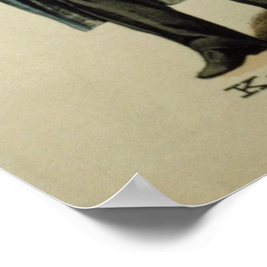 Emperor Wilhelm I en Prince Bismarck Poster (Hoek)