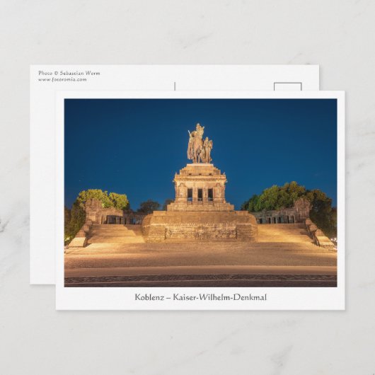 Emperor William Koblenz Briefkaart (Voorkant / Achterkant)