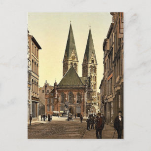 Emperor William's Place, Bremen, Duitsland klassie Briefkaart