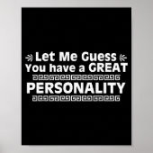 Emperor, You Have A Great Ity, New Groove, Funny  Poster (Voorkant)