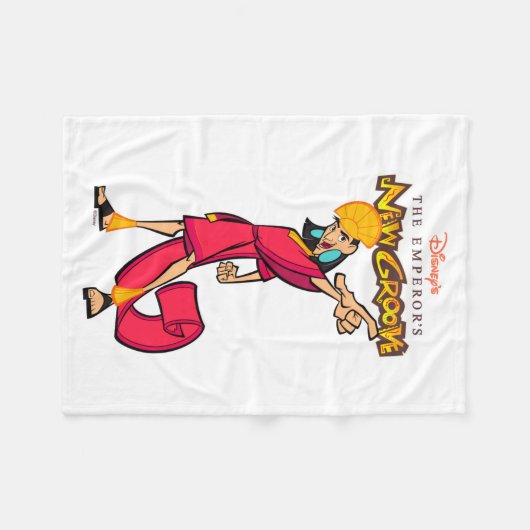 Emperors New Groove Kuzco  Fleece Deken (Voorkant (Horizontaal))