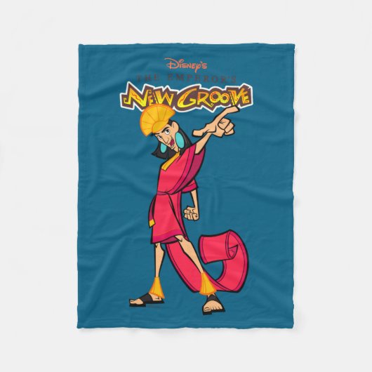 Emperors New Groove Kuzco Fleece Deken (Voorkant)