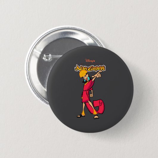 Emperors New Groove Kuzco  Ronde Button 5,7 Cm (Voorkant /achterkant)