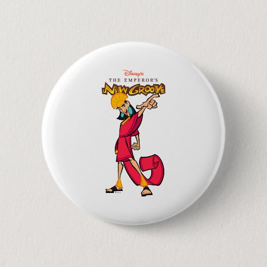 Emperors New Groove Kuzco Ronde Button 5,7 Cm (Voorkant)
