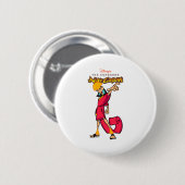 Emperors New Groove Kuzco Ronde Button 5,7 Cm (Voorkant /achterkant)