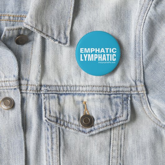 "Emphatic Lymphatic" Round Button - Meerdere maten (In situ)