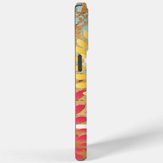  Emphera Modern Flower Monogram iPhone 5 Case-Mate iPhone Case (Achterkant / Rechts)