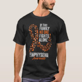 Emphysema Awareness Month Butterflies Oranje Ribbo T-shirt (Voorkant)