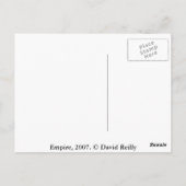 Empire, 2007. briefkaart (Achterkant)
