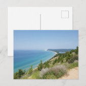 Empire Bluff Lookout, Slapen Beer Duinen NL, MI Briefkaart (Voorkant / Achterkant)