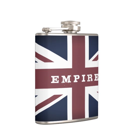 Empire & British Flag,  Britse mode /Brits merk Heupfles (Rechts)